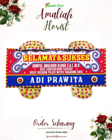 Papan Bunga Ucapan Selamat Surenlor